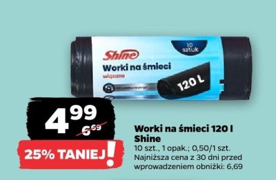Worki na śmieci 120 l promocja w Netto