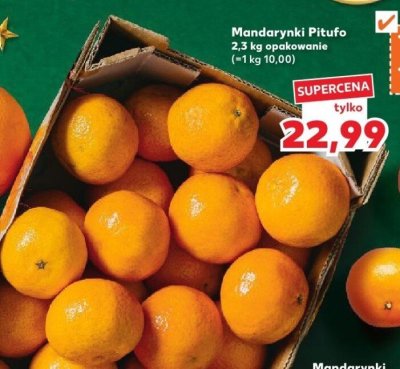 Mandarynki Pitufo 2,3 kg promocja w Kaufland