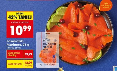 Łosoś dziki  promocja w Biedronka