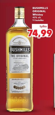 Whiskey Original irish 1 l promocja w Kaufland