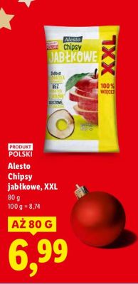 Chipsy jabłkowe, XXL promocja w Lidl