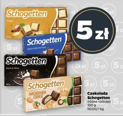 Czekolada 100 g, różne rodzaje promocja w Netto