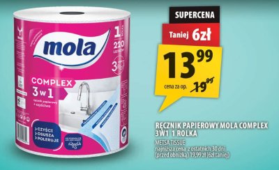 Ręcznik papierowy Mola Complex 3w1 1 rolka promocja w Arhelan