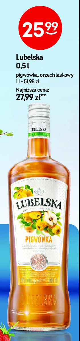 Likier 25 % Lubelska pigw贸wka promocja