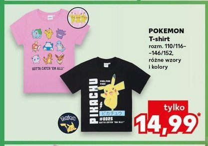 T-shirt dziecięcy 110/116-146/152 pokemon promocja