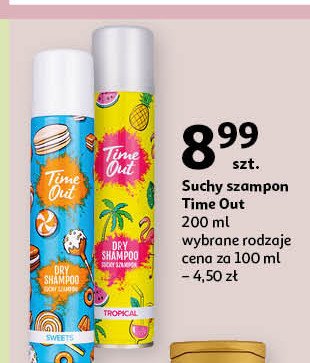 Suchy szampon sweets Time out promocja