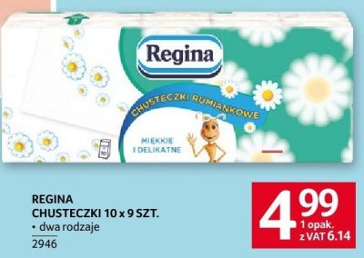 Chusteczki Regina promocja w Selgros