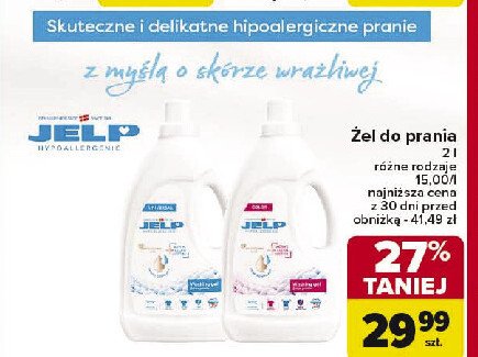 Żel do prania do kolorów Jelp 1+ (dawniej classic) promocja w Carrefour