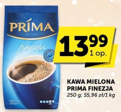 Kawa mielona Prima Finezja promocja w Groszek