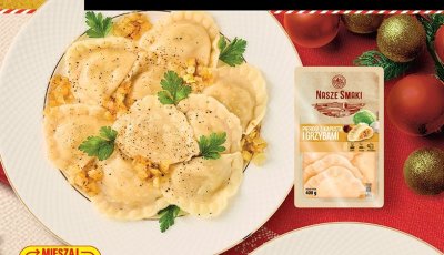 Pierogi z kapustą i grzybami 400 g promocja w Biedronka