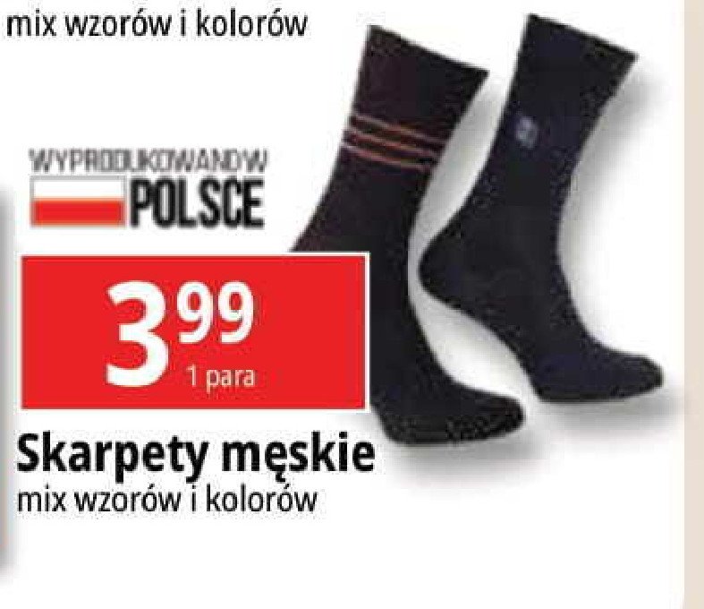 Skarpety m臋skie promocja
