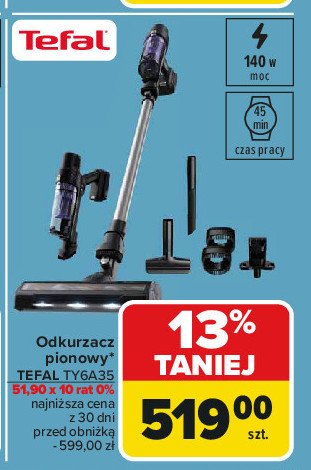 Odkurzacz ty6a35 Tefal promocja