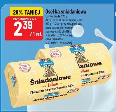 Ósełka śniadaniowa Lumiko Trade 270g promocja w POLOmarket