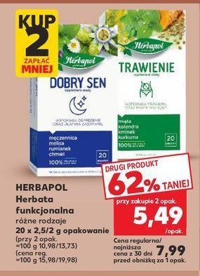 Herbata trawienie Herbapol promocja