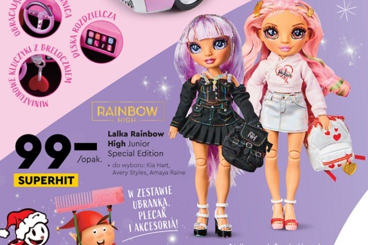 Lalka kia hart Rainbow high surprise promocja