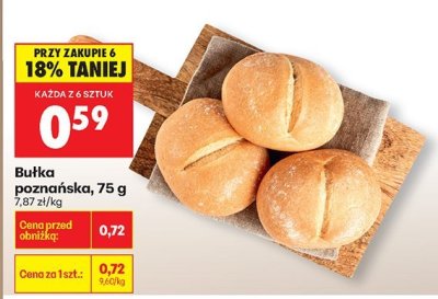 Bułka poznańska z makiem promocja w Biedronka