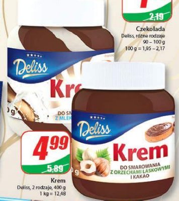Krem kakaowo-mleczny Deliss promocja