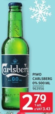 Piwo Carlsberg 0% 500ML promocja w Selgros