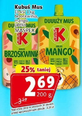 Kubuś Mus Duuuży Mus MASPEX promocja w Prim Market