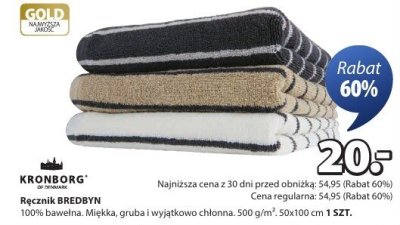 Ręcznik BREDBYN promocja w Jysk