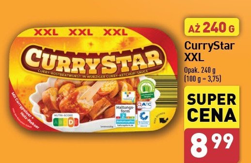 Kiełbaski w sosie curry CURRYSTAR promocja