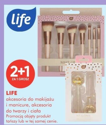 Akcesoria LIFE do makijażu, manicure, akcesoria do twarzy i ciała promocja w Super-Pharm
