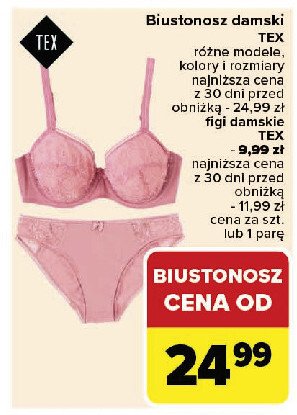 Figi damskie Tex promocja w Carrefour