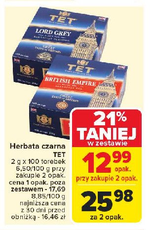 Herbata Tet lord grey promocja
