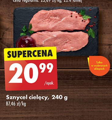 Sznycel cielęcy promocja