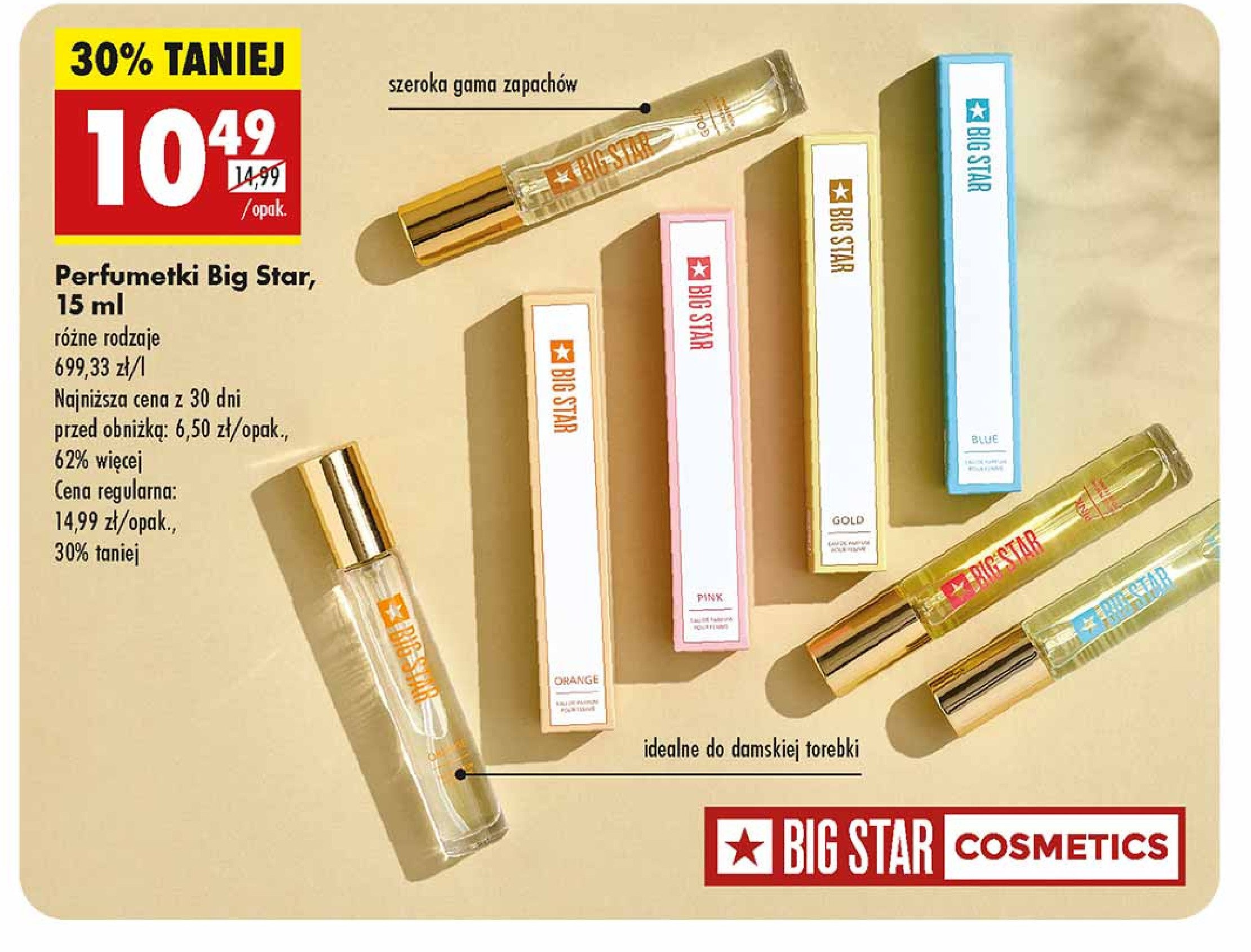 Perfumetka red BIG STAR promocja