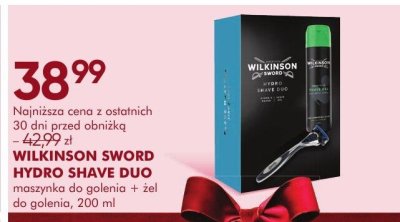 Maszyna Wilkinson Sword Hydro Shave Duo promocja w Super-Pharm