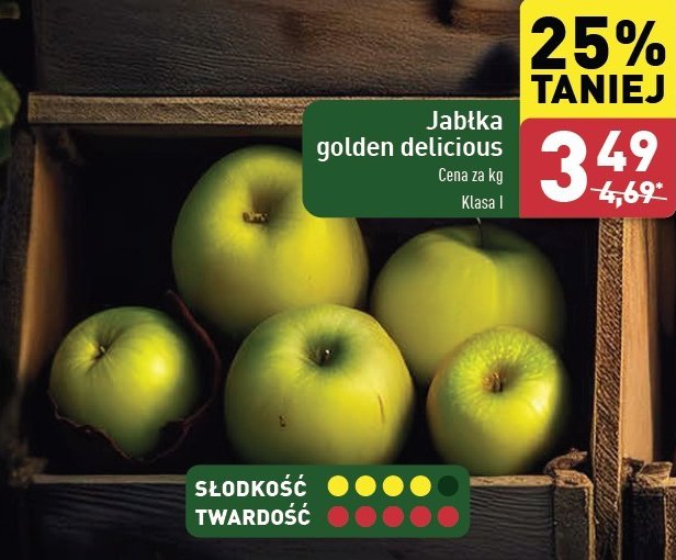 Jabłka golden delicious promocja