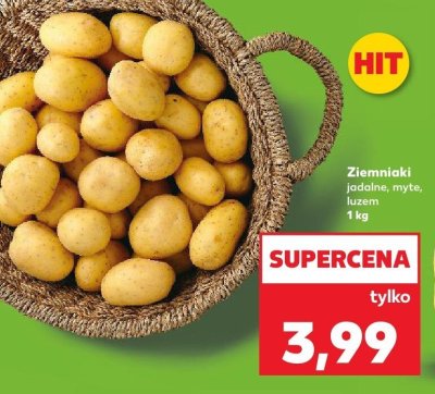Ziemniaki jadalne myte, luzem promocja w Kaufland