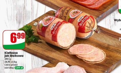 Kiełbasa jak Słoikowa Agro Rydzyna promocja w Dino
