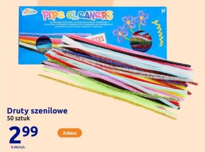 Druty szenilowe promocja w Action