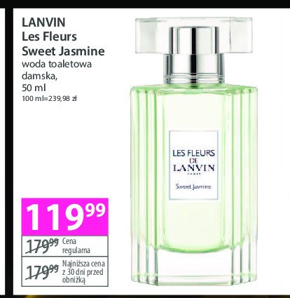 Woda toaletowa Lanvin les fleurs promocja