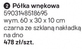 Półka wnękowa promocja w Castorama