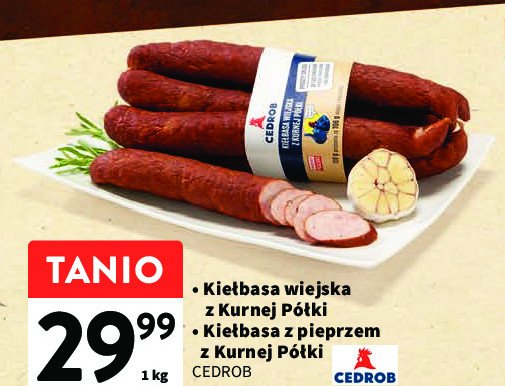 Kie艂basa z pieprzem z kurnej p贸艂ki promocja