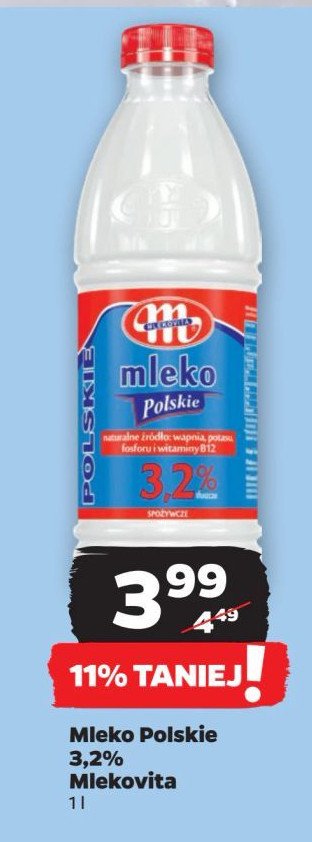 Mleko polskie 3.2% Mlekovita promocja