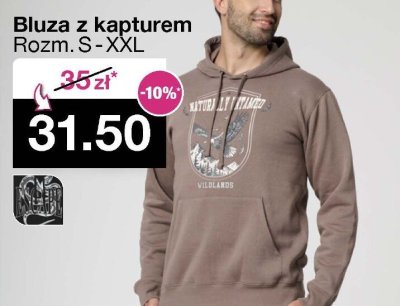 Bluza z kapturem męska promocja w Woolworth
