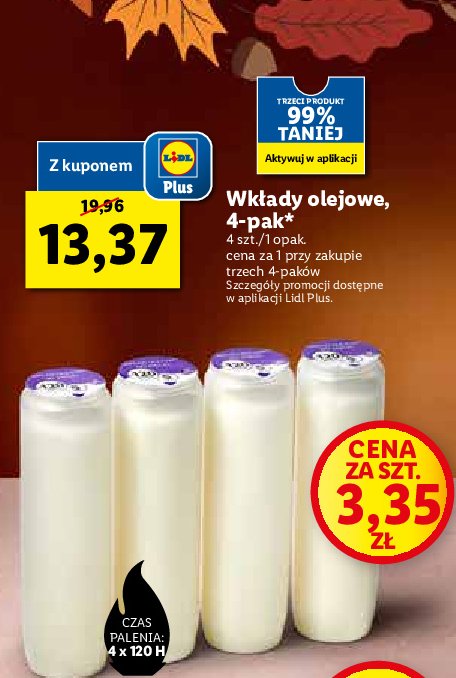 Wk艂ady olejowe 120h promocja