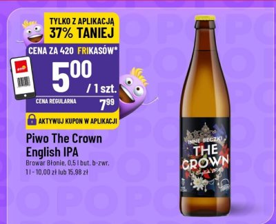 Piwo The Crown English IPA promocja w POLOmarket