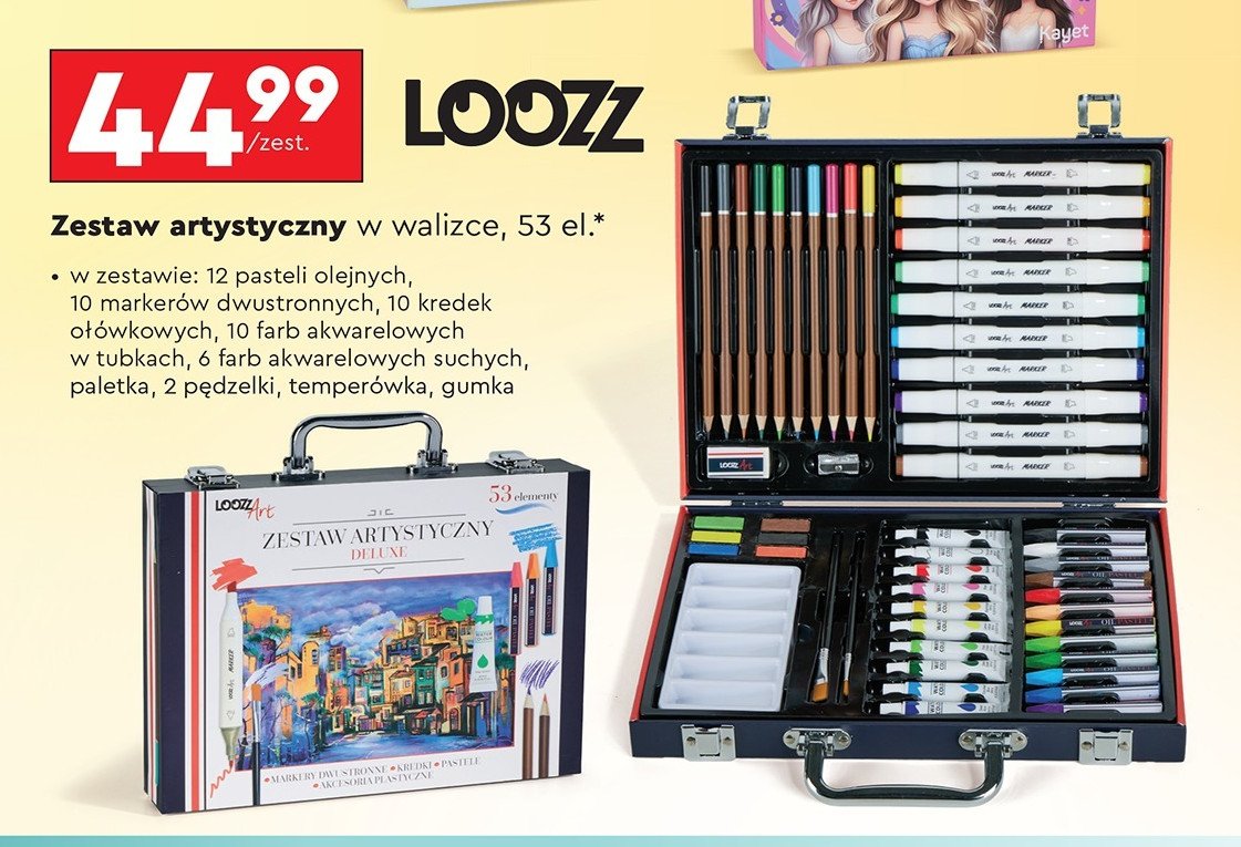 Zestaw artystyczny Loozz promocja w Biedronka