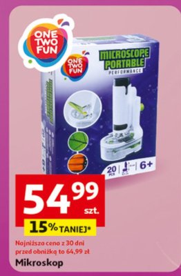 Mikroskop One Two Fun promocja w Auchan