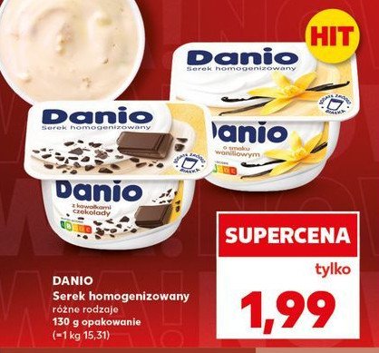 Serek z kawałkami czekolady Danone danio promocja w Kaufland