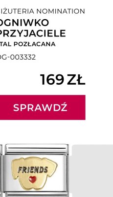 Ogniwko Przyjaciele, stal pozłacana promocja w Briju