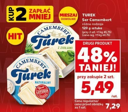 Camembert z ziołami TUREK Turek 123 promocja w Kaufland