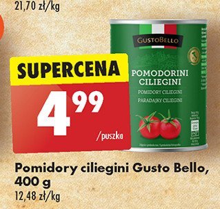 Pomidory ciliegini Gustobello promocja