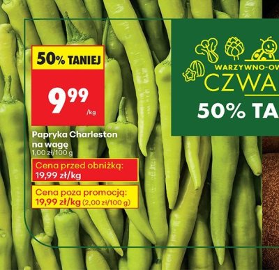 Papryka Charleston promocja w Biedronka