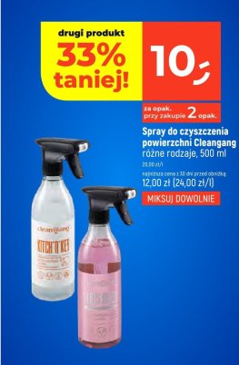 Spray do czyszczenia powierzchni Cleangang różne rodzaje promocja w Dealz